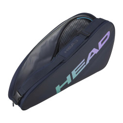 Сумка-чехол HEAD Tour Racquet Bag S, 260835-NV, с карманом для 3 тен.ракеток, темно-синий