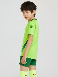 Детская футбольная форма KELME Short-Sleeved Football Suit (Light Green/Green)