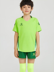 Детская футбольная форма KELME Short-Sleeved Football Suit (Light Green/Green)