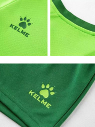 Детская футбольная форма KELME Short-Sleeved Football Suit (Light Green/Green)