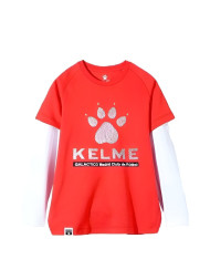 Детский лонгслив KELME Boys Long Sleeve T-Shirt Red