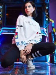 Свитшот KELME Round Neck Sweater White