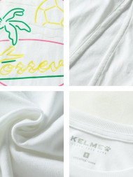 Футболка KELME Round Neck Short T White