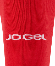 Гетры без носка футбольные JOGEL MATCH 2 PerFormDRY National 26 Home Footless Socks, красно-белый