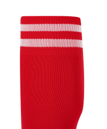 Гетры без носка футбольные JOGEL MATCH 2 PerFormDRY National 26 Home Footless Socks, красно-белый