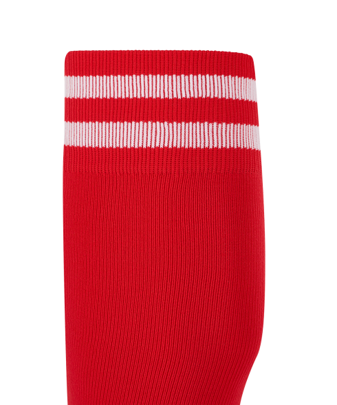 Гетры без носка футбольные JOGEL MATCH 2 PerFormDRY National 26 Home Footless Socks, красно-белый