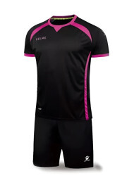 Футбольная форма KELME Short Sleeve Football Set Black