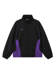 Ветровка KELME Stand-up Collar Woven Coat (Black/Violet)
