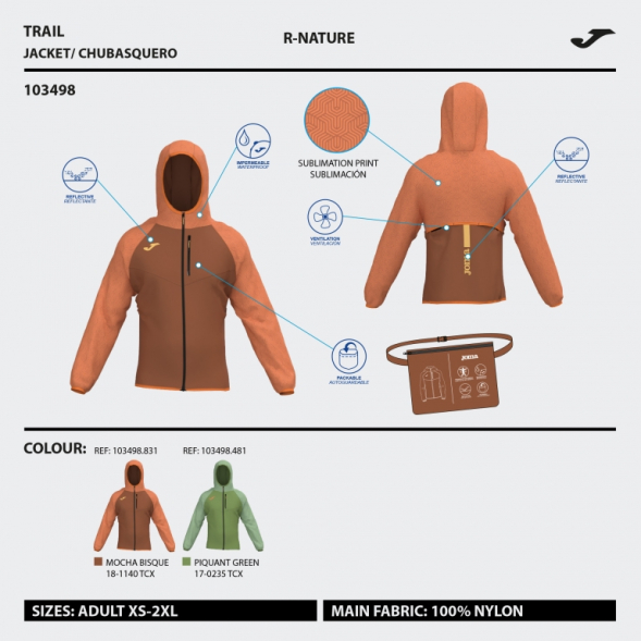 CHUBASQUERO R- TRAIL NATURE VERDE