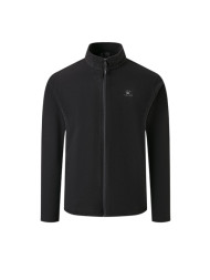 Демисезонная куртка KELME Stand-up Collar Fleece-lined Knit Cardigan Black