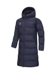 Пуховик KELME Long Cotton Coat Dark Blue
