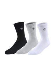 Носки KELME Long Sports Socks (pack Of 3 Pairs) (Black/Grey/White)