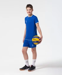 Футболка волейбольная JOGEL CAMP, синий, детский