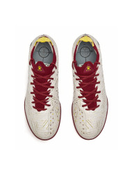 Детские шиповки KELME Children's Football Shoes (TF) (White/Dark Red)