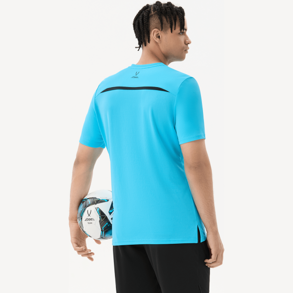 Футболка судейская JOGEL DIVISION PerFormDRY Referee Tee, голубой
