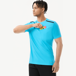 Футболка судейская JOGEL DIVISION PerFormDRY Referee Tee, голубой