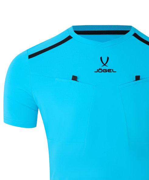 Футболка судейская JOGEL DIVISION PerFormDRY Referee Tee, голубой
