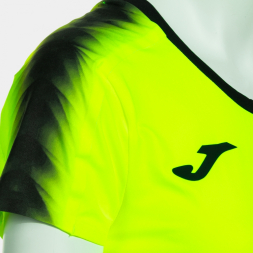 CAMISETA MANGA CORTA ELITE XI AMARILLO FLUOR NEGRO