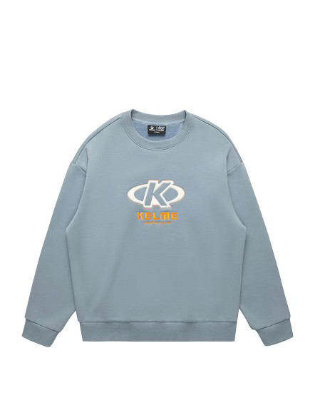 Толстовка KELME Fleece Crew Neck Sweatshirt Blue