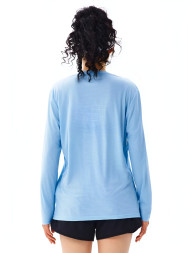 Лонгслив KELME Long-sleeved T-shirt Light Blue