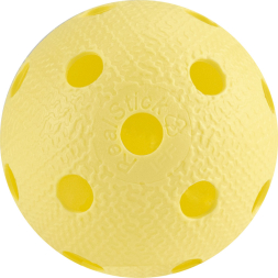 Мяч для флорбола RealStick, MR-MF-Va, пластик с углубл., IFF Approved, ванильный