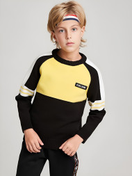 Детский свитшот KELME Boys Sweater (Black/Yellow)