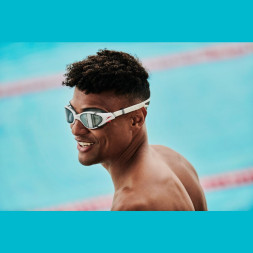 Очки для плав. SPEEDO Biofuse 2.0 Mirror 8-002331A273, ЗЕРКАЛЬНЫЕ линзы, черная оправа