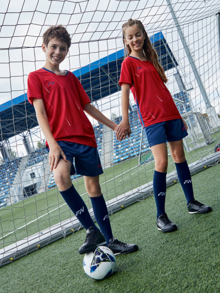 Детская футбольная форма FN Football Set Kid Kid (Red/Dark Blue)