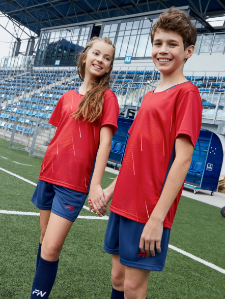 Детская футбольная форма FN Football Set Kid Kid (Red/Dark Blue)