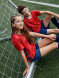 Детская футбольная форма FN Football Set Kid Kid (Red/Dark Blue)