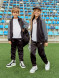 Спортивный костюм для девочек FN Dynamic Kids Girls (Black/Grey)