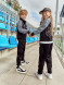 Спортивный костюм для девочек FN Dynamic Kids Girls (Black/Grey)