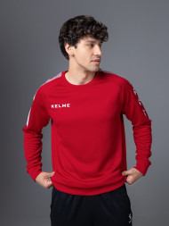 Свитшот KELME Knitted Round Neck Sweater Red