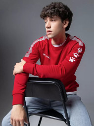 Свитшот KELME Knitted Round Neck Sweater Red