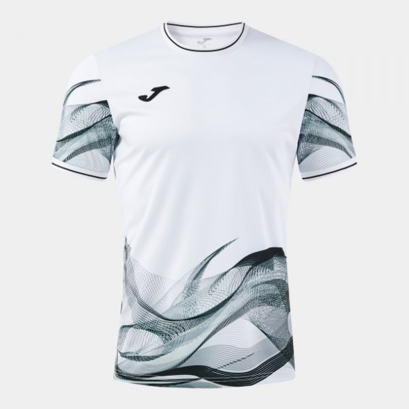 ФУТБОЛКА С КОРОТКИМ РУКАВОМ WAVE БЕЛЫЙ ЧЕРНЫЙ