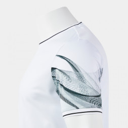 ФУТБОЛКА С КОРОТКИМ РУКАВОМ WAVE БЕЛЫЙ ЧЕРНЫЙ