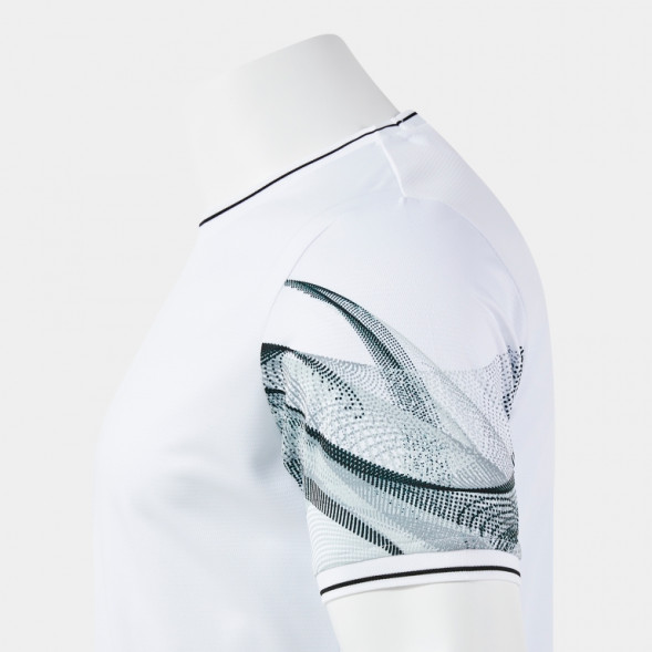 ФУТБОЛКА С КОРОТКИМ РУКАВОМ WAVE БЕЛЫЙ ЧЕРНЫЙ