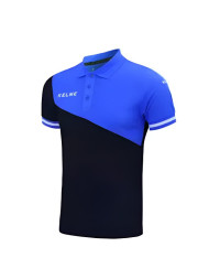 Футболка-поло KELME Short Sleeve Polo Shirt (Dark Blue/Blue)