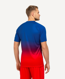 Футболка тренировочная JOGEL NATIONAL PerFormDRY Pre-Match Tee, сине-красный