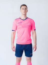 Футбольная форма KELME Short Sleeve Football Set (Pink/Dark Blue)