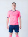 Футбольная форма KELME Short Sleeve Football Set (Pink/Dark Blue)
