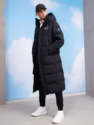 Пуховик KELME Long Down Jacket Black