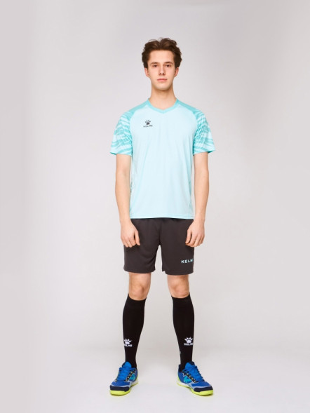 Футбольная форма KELME Short Sleeve Football Uniform (Teal/Black)