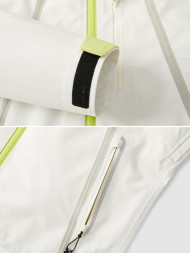 Ветровка KELME Single-layer Windproof Jacket (White/Light Green)