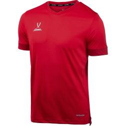 Футболка игровая JÖGEL DIVISION PerFormDRY Union Jersey, красный/ темно-красный/белый