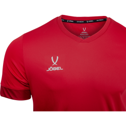 Футболка игровая JÖGEL DIVISION PerFormDRY Union Jersey, красный/ темно-красный/белый
