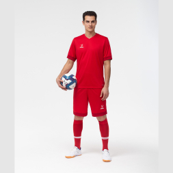 Футболка игровая JÖGEL DIVISION PerFormDRY Union Jersey, красный/ темно-красный/белый