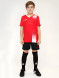 Детская футбольная форма KELME S/S Football Set Kid (Red/Black)