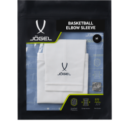 Рукав баскетбольный JÖGEL ELBOW SLEEVE, белый