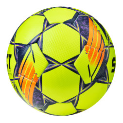Мяч футб. SELECT Brillant Super TB, 3615968509,р.5, FIFA PRO, ПУ, 32пан. термосш, желто-оранж-фиолет